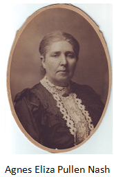 How to Search Wales Genealogy Records featured by top professional genealogists, Price Genealogy: image of Agnes Eliza Pullen Nash