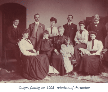 Fighting Against a Pandemic with Family History featured by top US online genealogists, Price Genealogy | Online family history work by popular US online genealogists, Price Genealogy: black and white image of the Collyns family. 