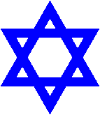 Jewish Genealogy by popular US online genealogists, Price Genealogy: image of the Star of David. 