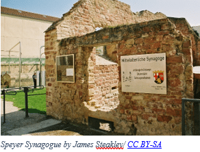 Jewish Genealogy by popular US online genealogists, Price Genealogy: image of Speyer Synagogue. 