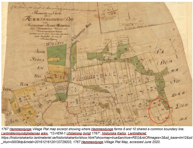 Swedish Maps by popular US online genealogists, Price Genealogy: image of a Swedish maps. 