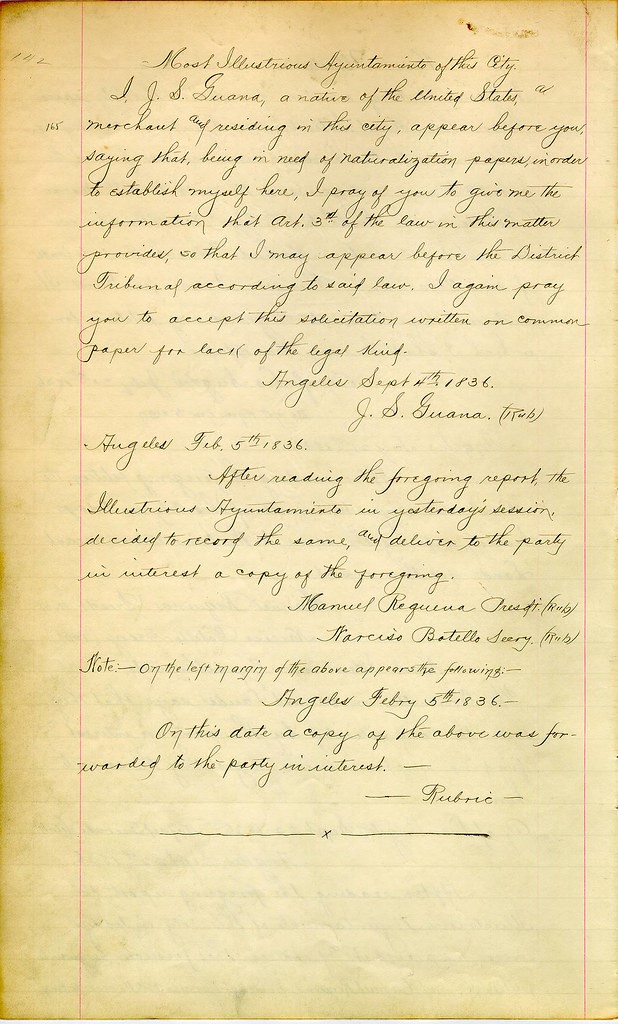 Naturalization Research by popular US online genealogists, Price Genealogy: image of a hand written note. 