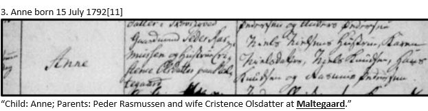 Danish Research by popular US online genealogists, Price Genealogy: image of a Danish marriage document. 