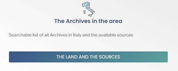 Italian Vital Records by popular US online genealogists, Price Genealogy: screenshot image of a webpage. 